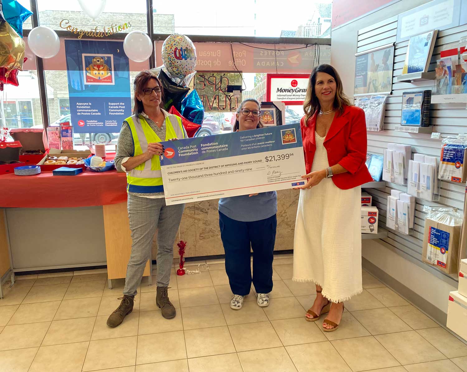 Canada Post comes through for the regional Children's Aid Society
